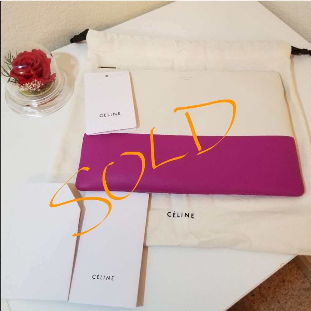 Celine Bi-color Clutch Wallet